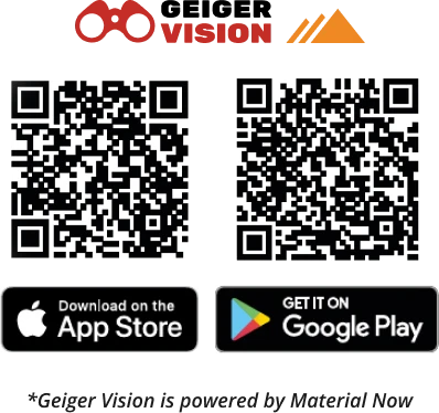 Geiger Vision links for Apple Store and Google Store